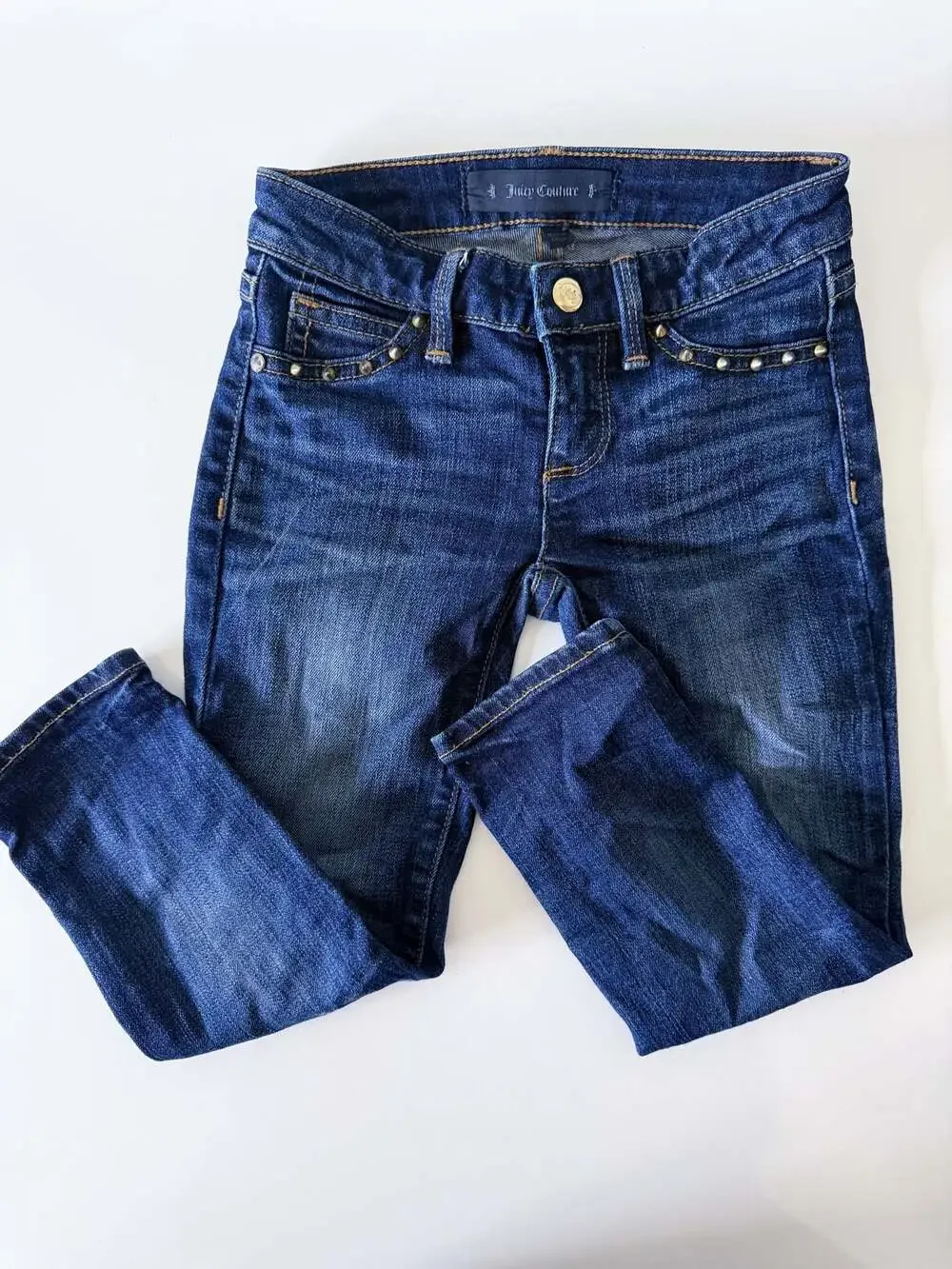 Juicy Couture Studded Detail Dark Wash Denim Jeans- Toddler girl size 4T